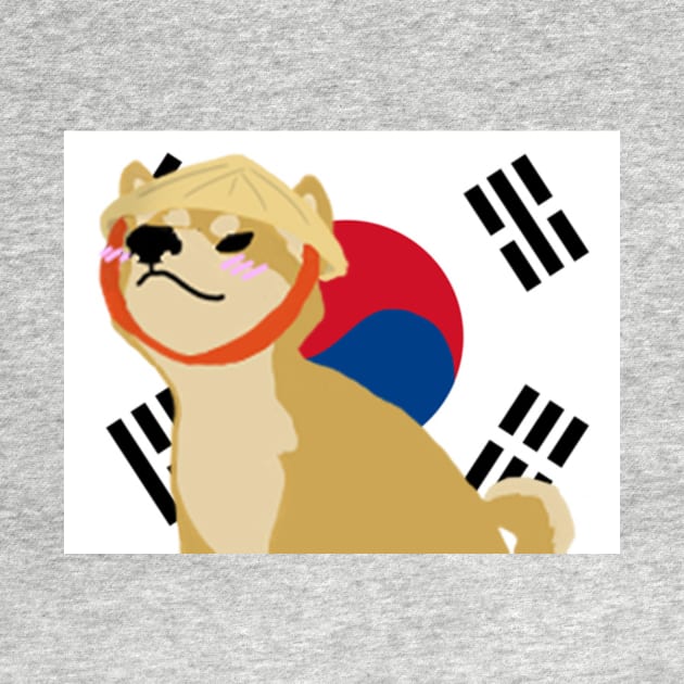 South Korean Flag Shiba by chillayx